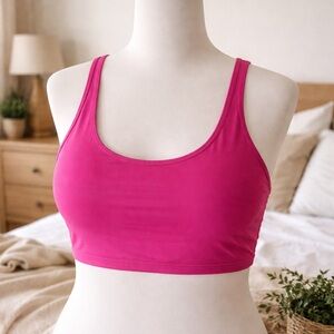Avia pink Women's SoftSculpt Longline Sports Bra, Sizes 1X